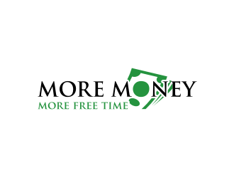 More Money More Free Time logo design by sodimejo