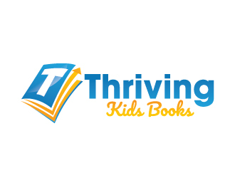 Thriving Kids Books logo design by keptgoing