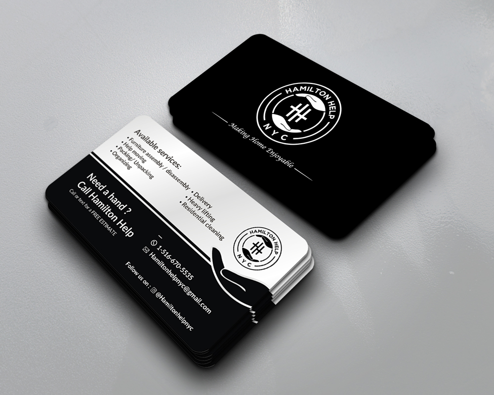 Hamilton Help logo design by Ulid