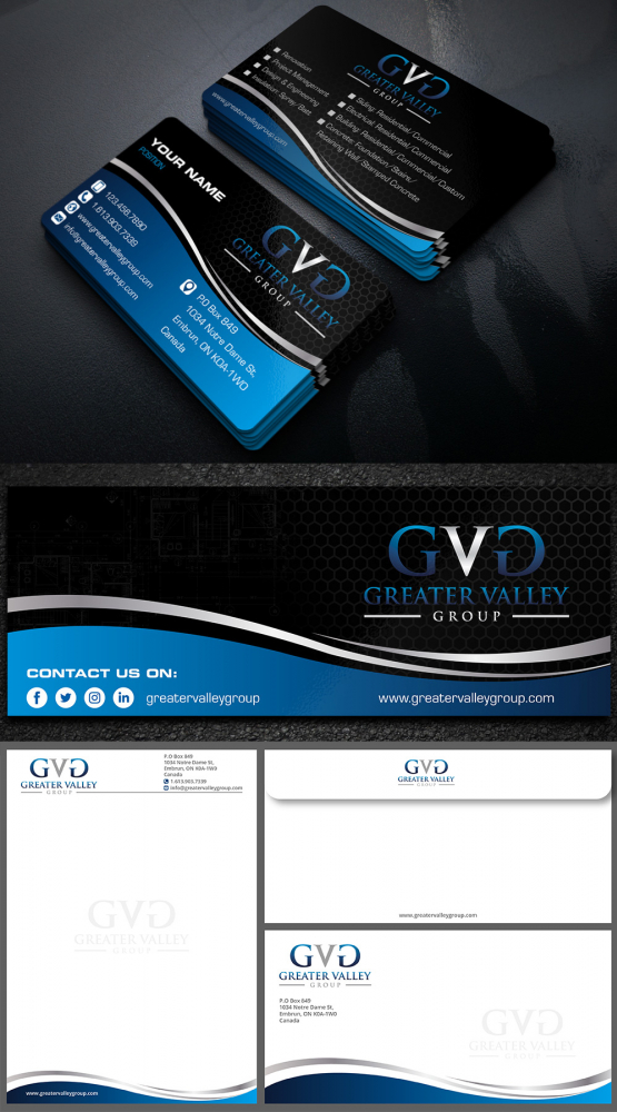 Greater Valley Group (GVG) logo design by Gelotine