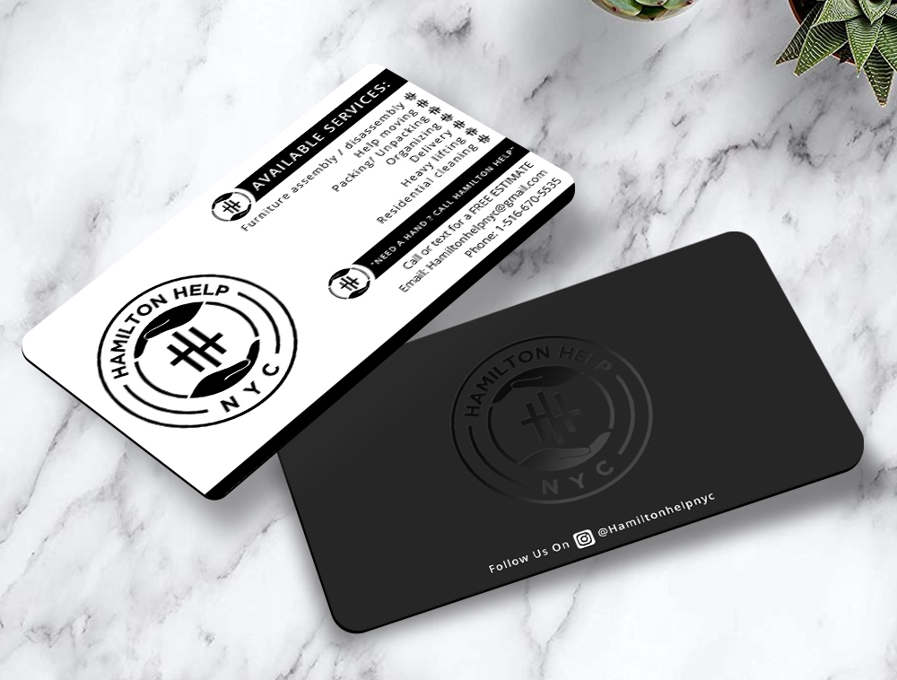 Hamilton Help logo design by Niqnish