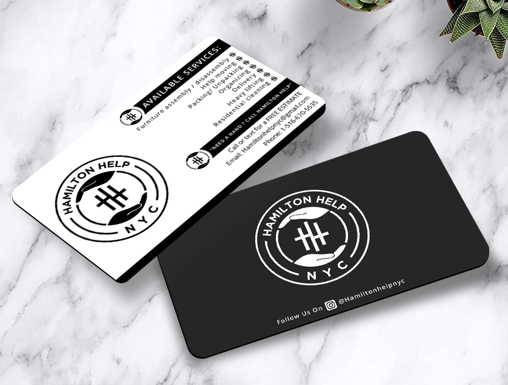 Hamilton Help logo design by Niqnish