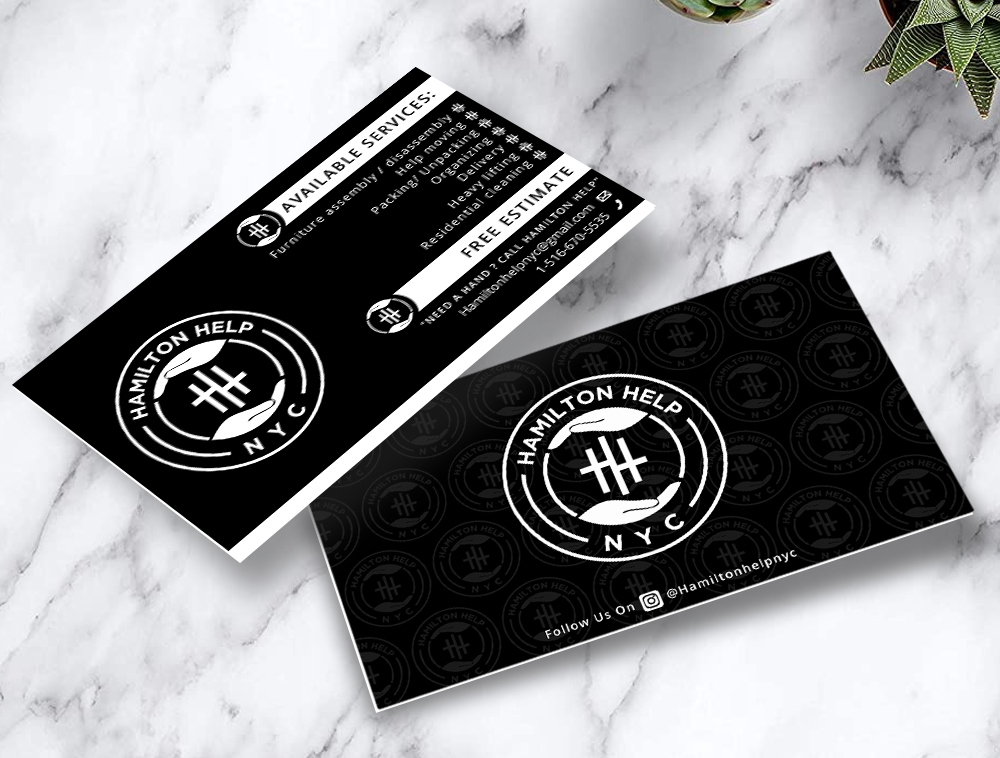 Hamilton Help logo design by Niqnish