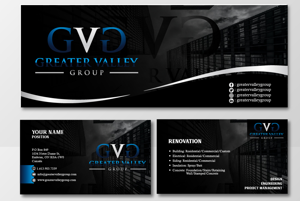 Greater Valley Group (GVG) logo design by Sofia Shakir