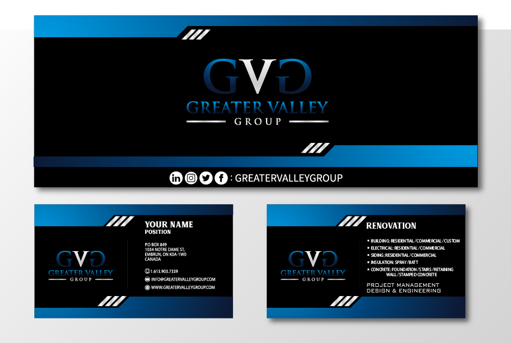 Greater Valley Group (GVG) logo design by Sofia Shakir