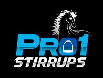 Pro1 Stirrups logo design by AnandArts