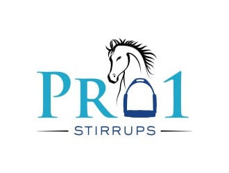 Pro1 Stirrups logo design by AnandArts
