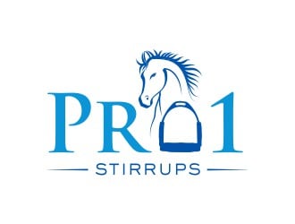 Pro1 Stirrups logo design by AnandArts