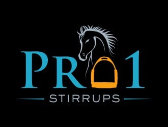 Pro1 Stirrups logo design by AnandArts