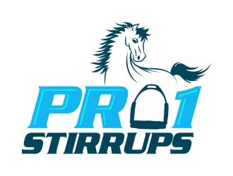 Pro1 Stirrups logo design by AnandArts