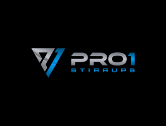 Pro1 Stirrups logo design by Asani Chie