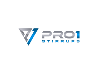 Pro1 Stirrups logo design by Asani Chie