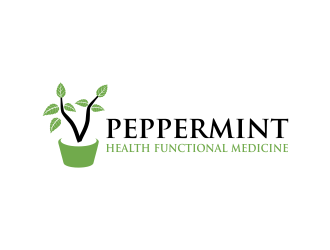 Peppermint Health Functional Medicine logo design by done