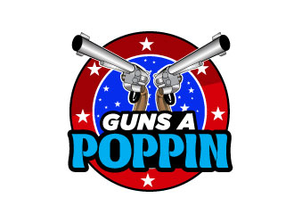 Guns A Poppin logo design by Suvendu