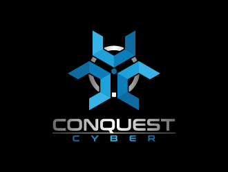 Conquest Cyber logo design by fastsev