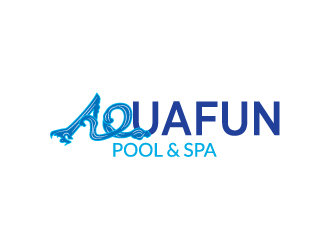 Aquafun Pool & Spa logo design by drifelm