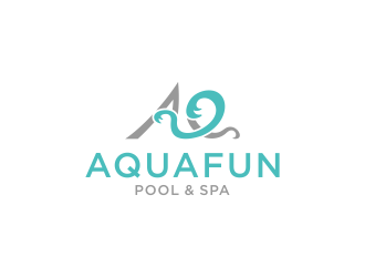 Aquafun Pool & Spa logo design by .::ngamaz::.