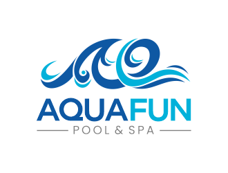 Aquafun Pool & Spa logo design by zonpipo1