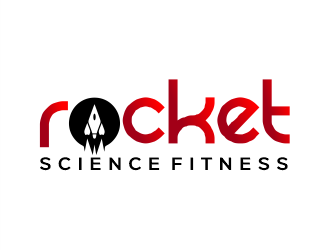 Rocket Science Fitness logo design by Gwerth