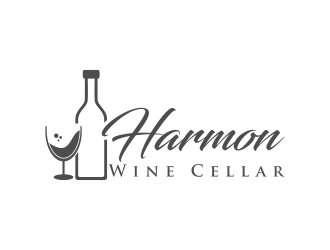 Harmon Wine Cellar logo design by Purwoko21