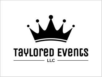 Taylored Events LLC logo design by MREZ