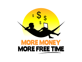 More Money More Free Time logo design by haze