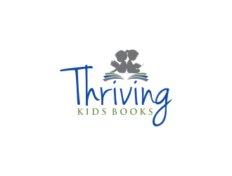 Thriving Kids Books logo design by oke2angconcept