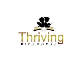 Thriving Kids Books logo design by oke2angconcept