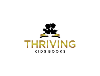 Thriving Kids Books logo design by oke2angconcept