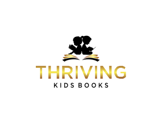 Thriving Kids Books logo design by oke2angconcept