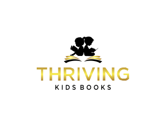 Thriving Kids Books logo design by oke2angconcept