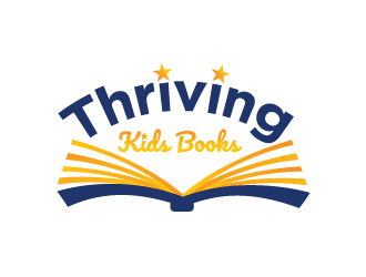 Thriving Kids Books logo design by keptgoing