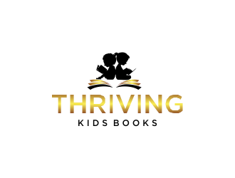 Thriving Kids Books logo design by oke2angconcept