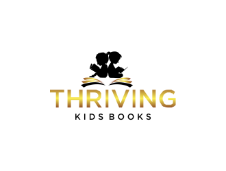 Thriving Kids Books logo design by oke2angconcept