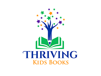 Thriving Kids Books logo design by 3Dlogos