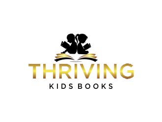 Thriving Kids Books logo design by oke2angconcept