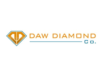 Daw Diamond Co. logo design by Mirza
