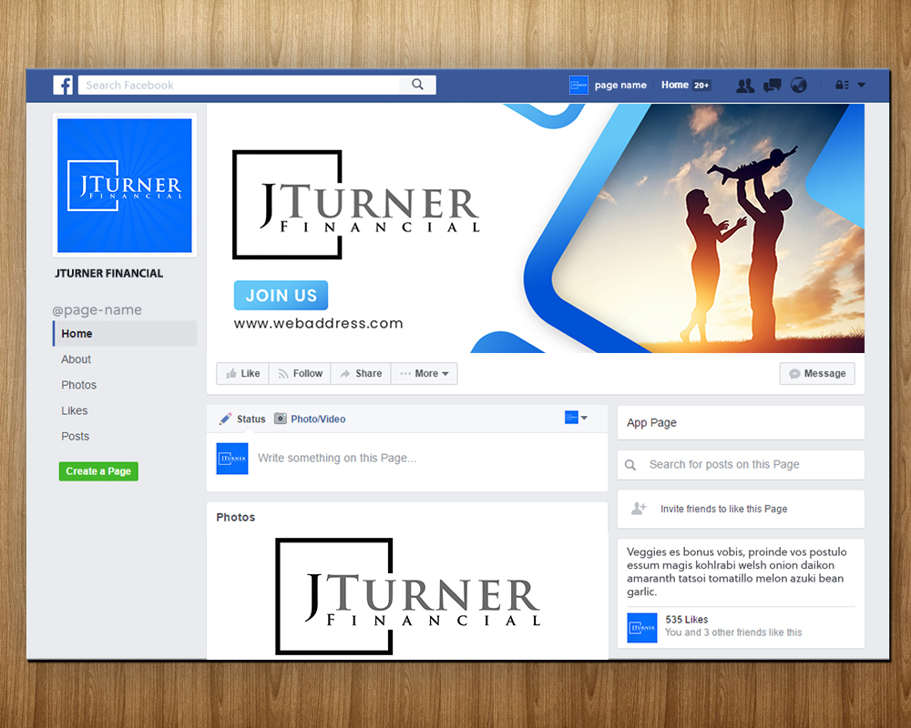 JTurner Financial logo design by MastersDesigns