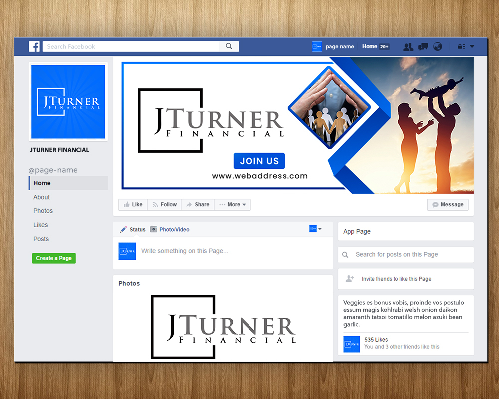 JTurner Financial logo design by MastersDesigns