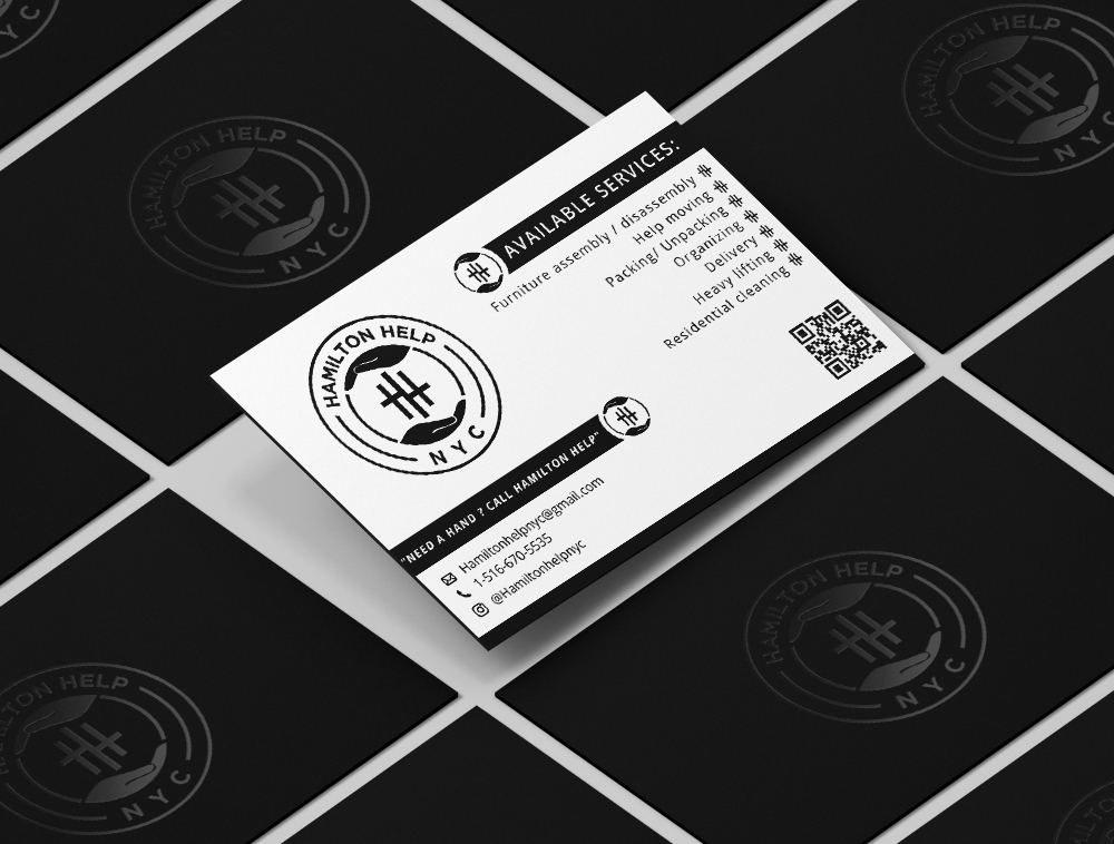 Hamilton Help logo design by Niqnish