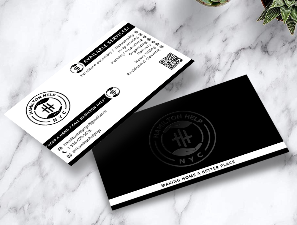 Hamilton Help logo design by Niqnish