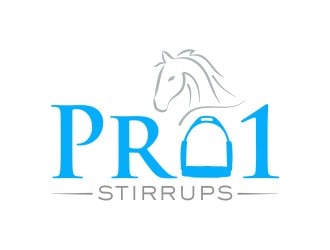 Pro1 Stirrups logo design by AnandArts