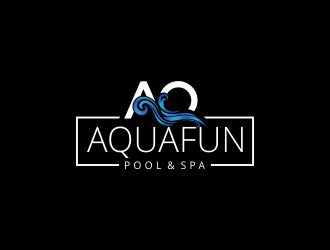 Aquafun Pool & Spa logo design by oke2angconcept