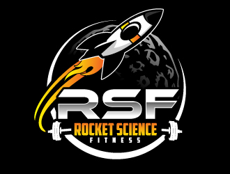 Rocket Science Fitness logo design by jaize