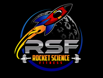 Rocket Science Fitness logo design by jaize