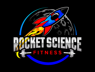 Rocket Science Fitness logo design by jaize