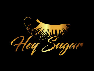 HEY SUGAR with tag line Shes Got Lashes! logo design by AamirKhan