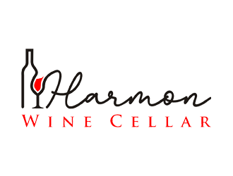 Harmon Wine Cellar logo design by Rizqy
