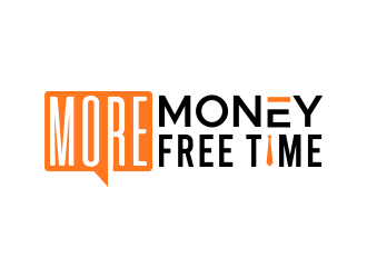 More Money More Free Time logo design by done
