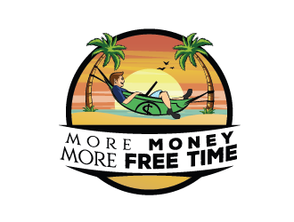 More Money More Free Time logo design by Bl_lue